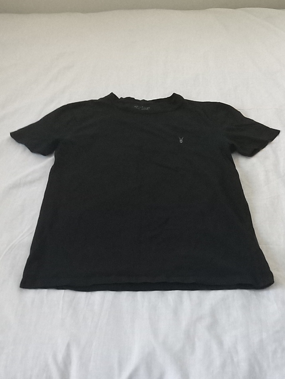 All Saints Black Short Sleeve Crew T-Shirt